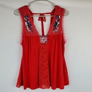 Free People sleeveless blouse